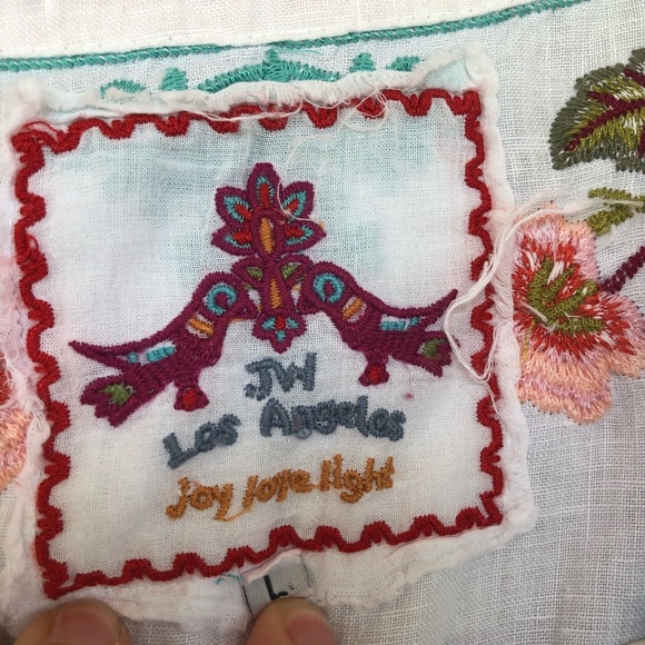 Johnny Was Embroidered Sleeveless Pocket Kimono L - Picture 12 of 16